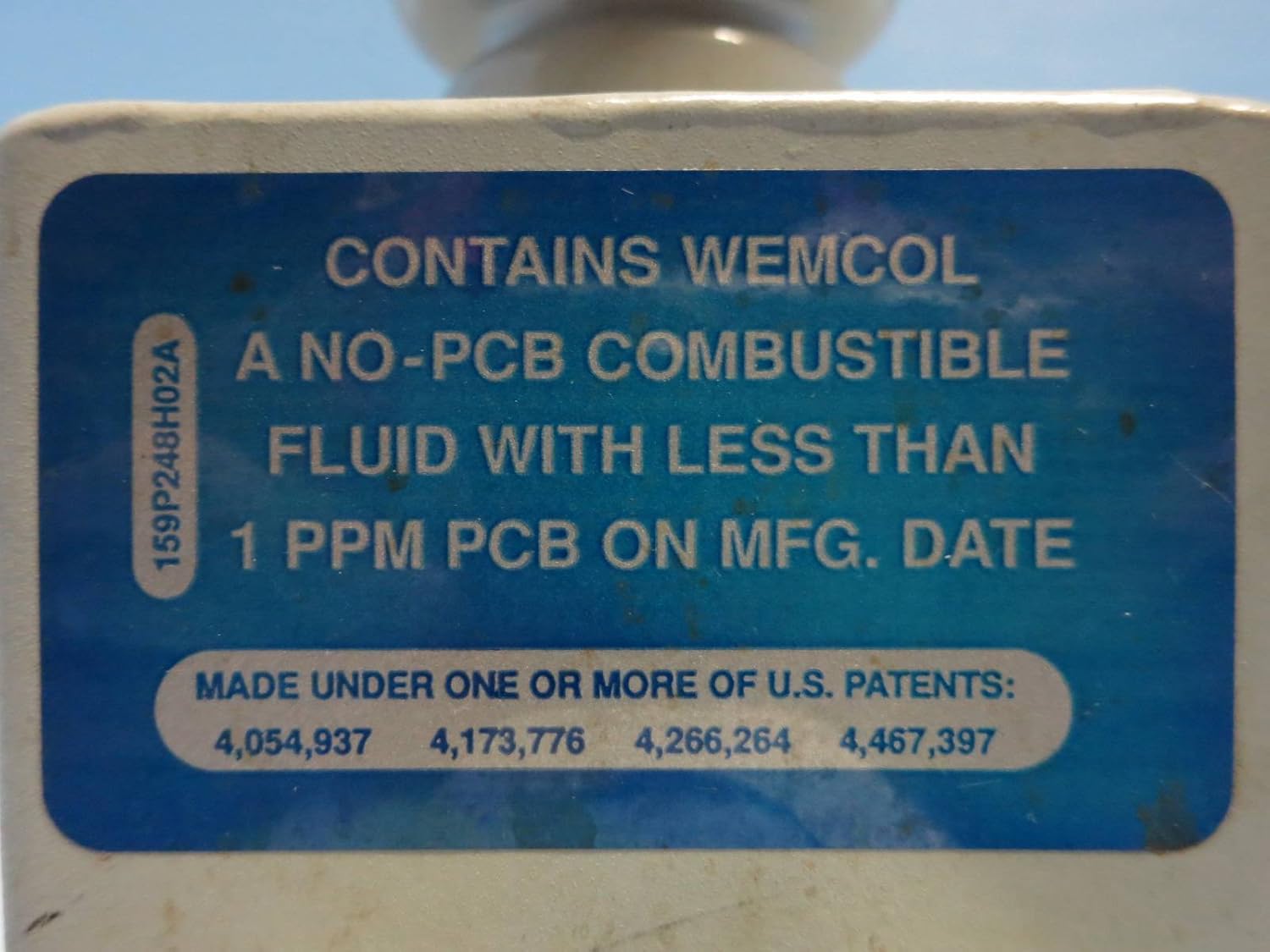 ABB 1N03180A07C 180 kVAC 4160/2400 V 3 Pole Film-VAR Surge Protection Capacitor