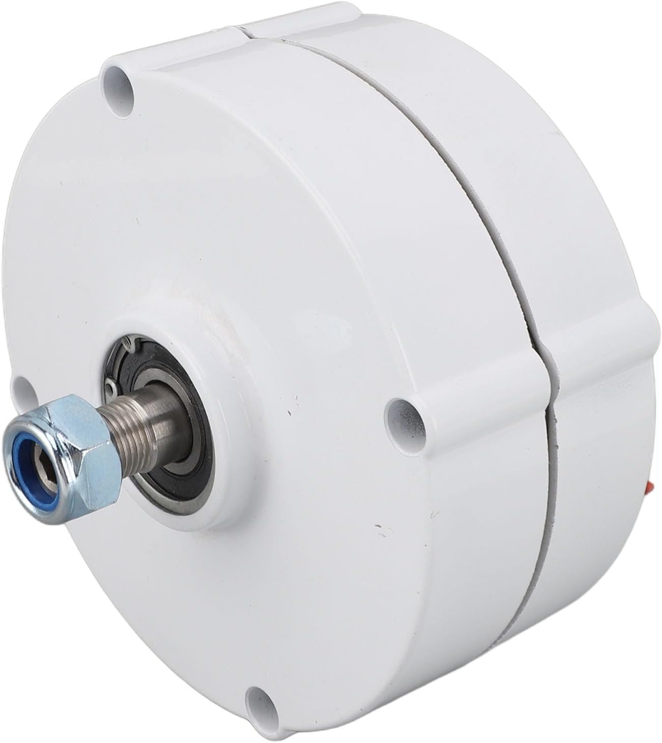 Fockety 3 Phase Generator, Double Shaft 48V Permanent Magnet Electric Motor Compact Design High Efficiency for Vertical or Horizontal Wind Turbines (200W), Focketydm6bfu8wih-12