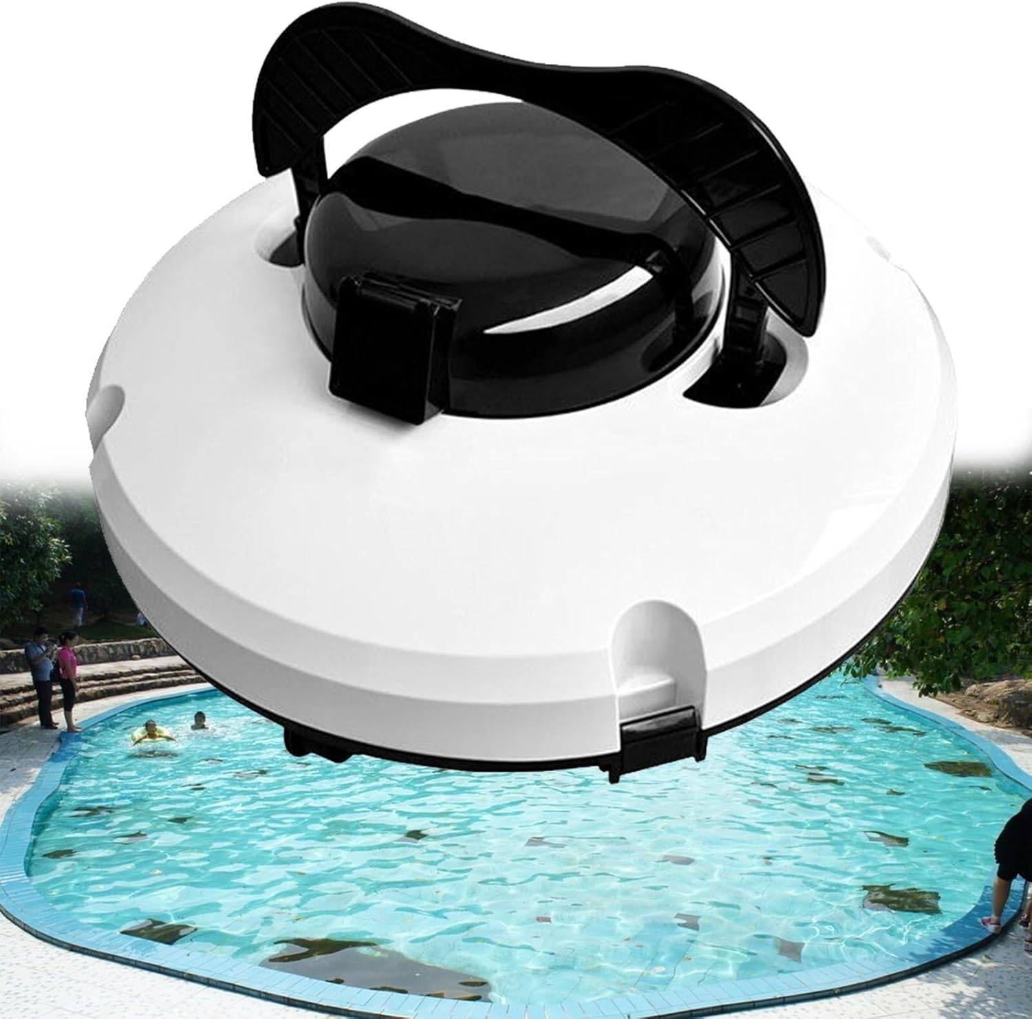 Swimming Pool Cleaner, Cordless Automatic Pool Cleaner, Automatic Vacuum Cleaner for Above Ground Pools and Inground Pools, 120 Minute Run Time