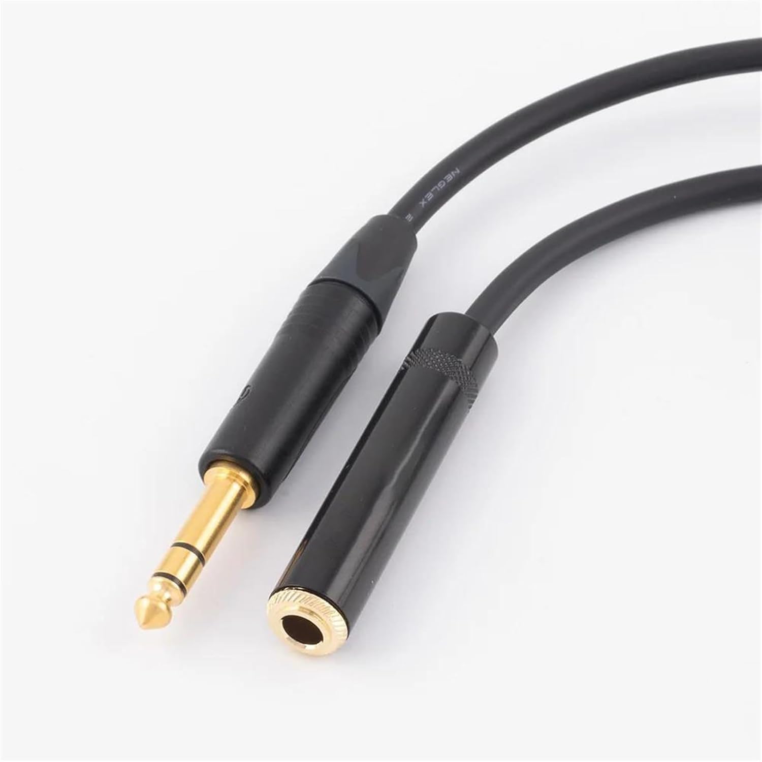TSTS Guitar Audio Cable 6.35mm Stereo Male to Female Extension Cable Amp Guitar TRS Cable Extension Wire Cord M-F Cable(300CM)