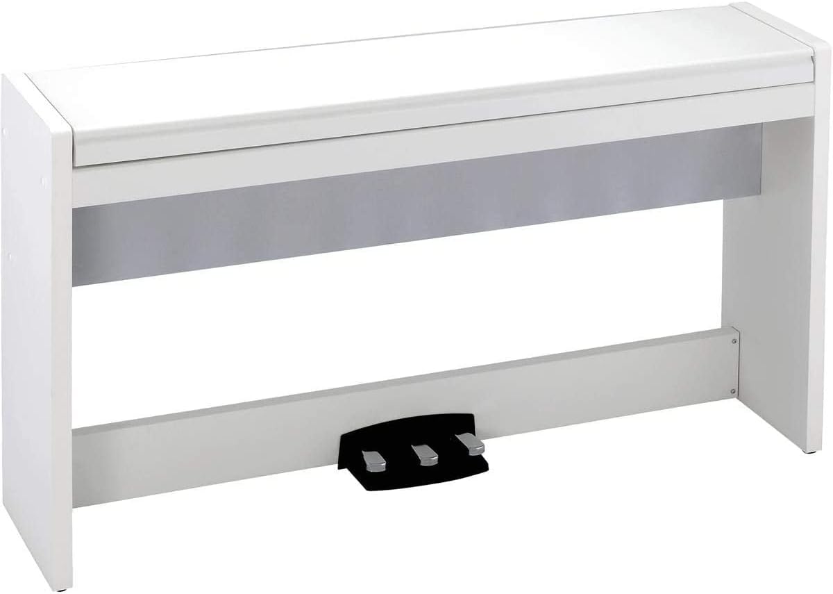 Korg LP-380 Digital Piano - White Bundle with Furniture Bench, Headphones, and Austin Bazaar Polishing Cloth