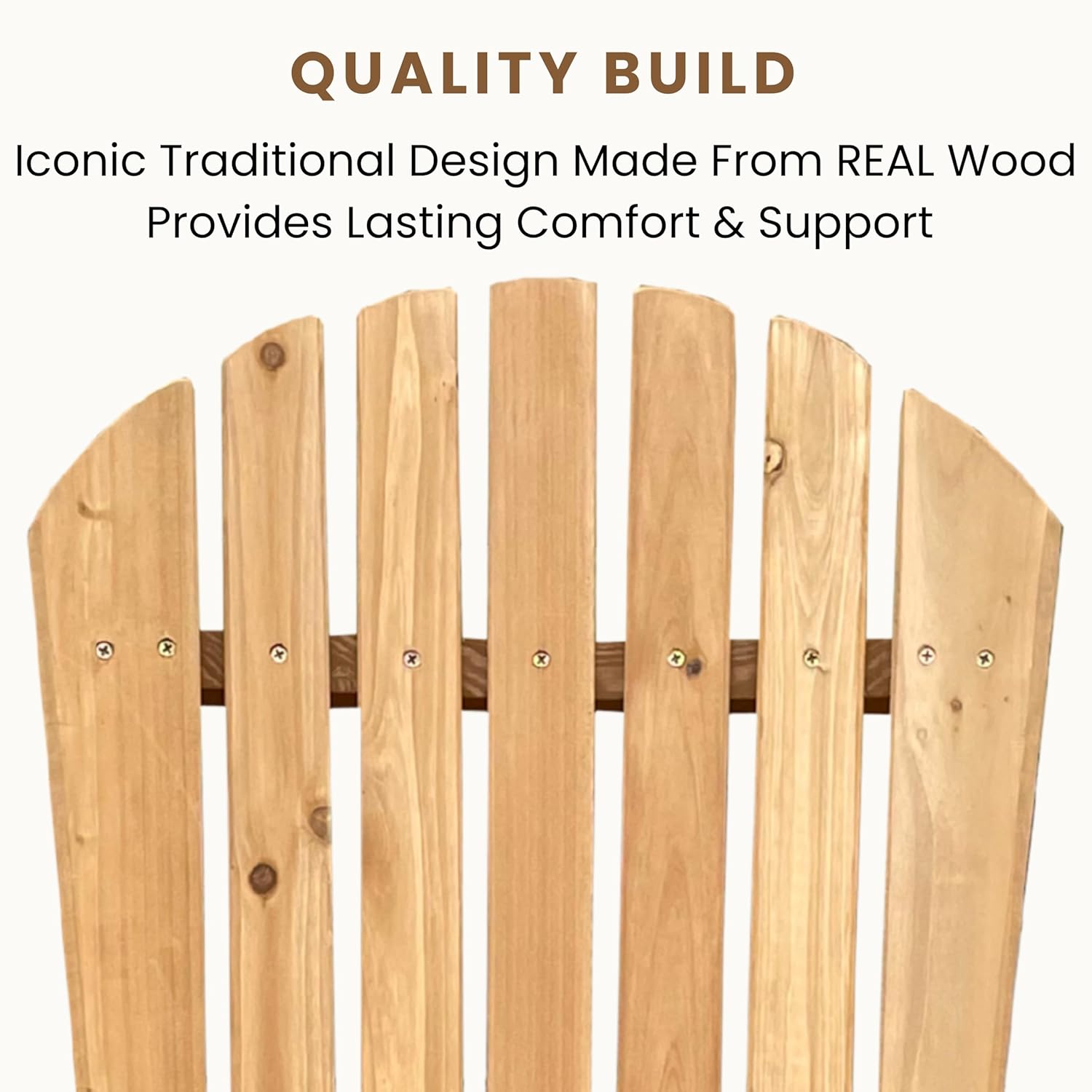 BTExpert Set of 2, Folding Adirondack Chair Half Assembled Lounge Chair Outdoor Wooden Patio Chair for Lawn Garden Backyard Deck Fire Pit Pool Beach 350lb Weight Capacity