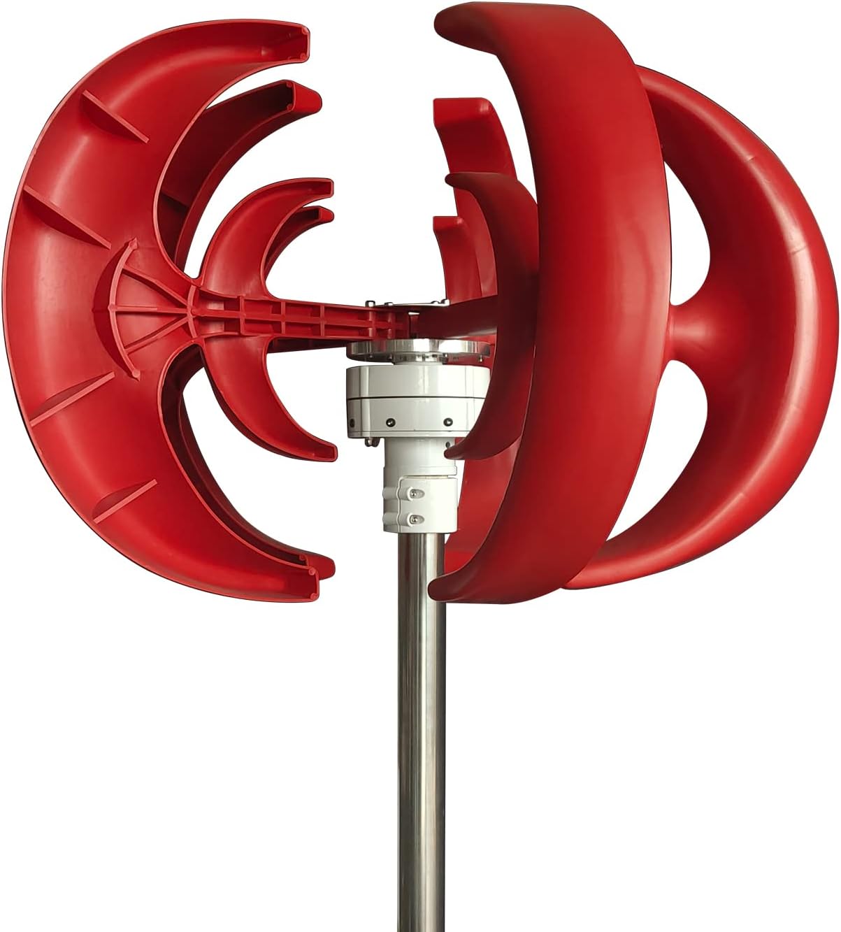 10000W 110V/220V 5 Blade Wind Vertical Generator 3 Phase AC Permanent Magnet Generator Wind Turbine Kit with Controller for Home Use