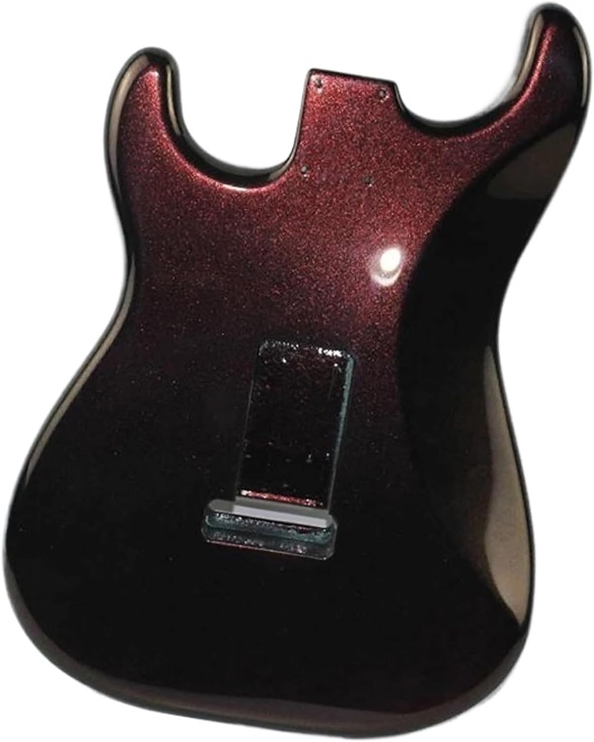 Guitar Body Guitar Replacement Parts Electric Guitar Body Glitter Particles Alder Wood For Guitar Purple And Red