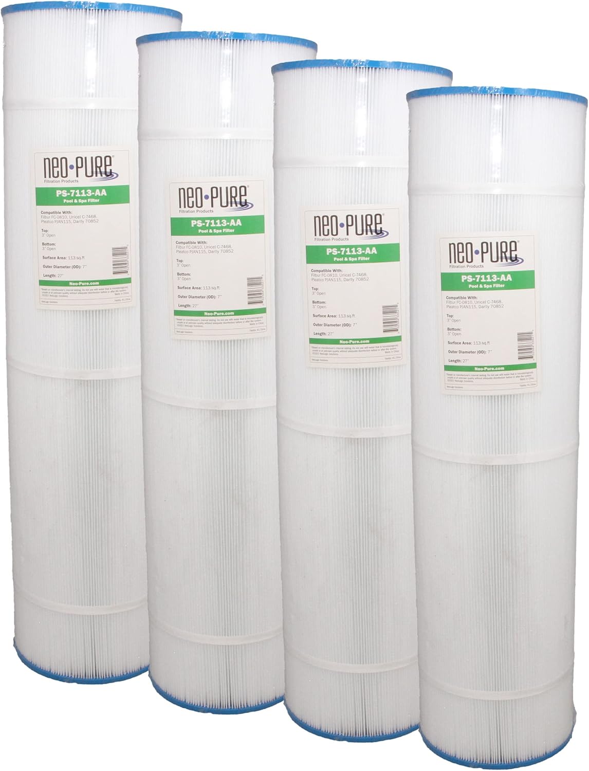 Neo-Pure PS-7113-AA Pool and Spa Filter 7
