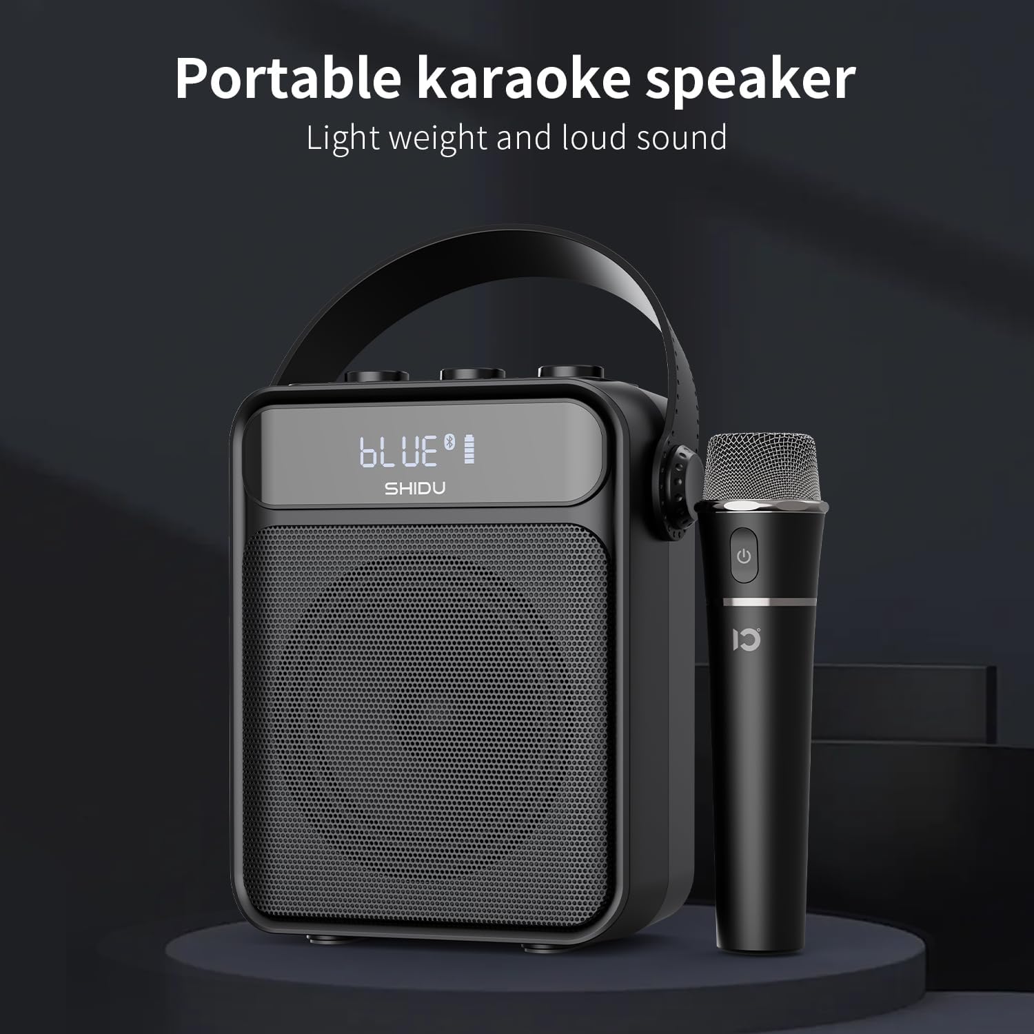 SHIDU 40W Voice Amplifier, Portable Speaker with UHF Wireless Microphone Personal Pa System Support Bluetooth/TF Card/USB/AUX/MIC for Classroom, Tour Guide, Coaching, Training, Meetings, Singing