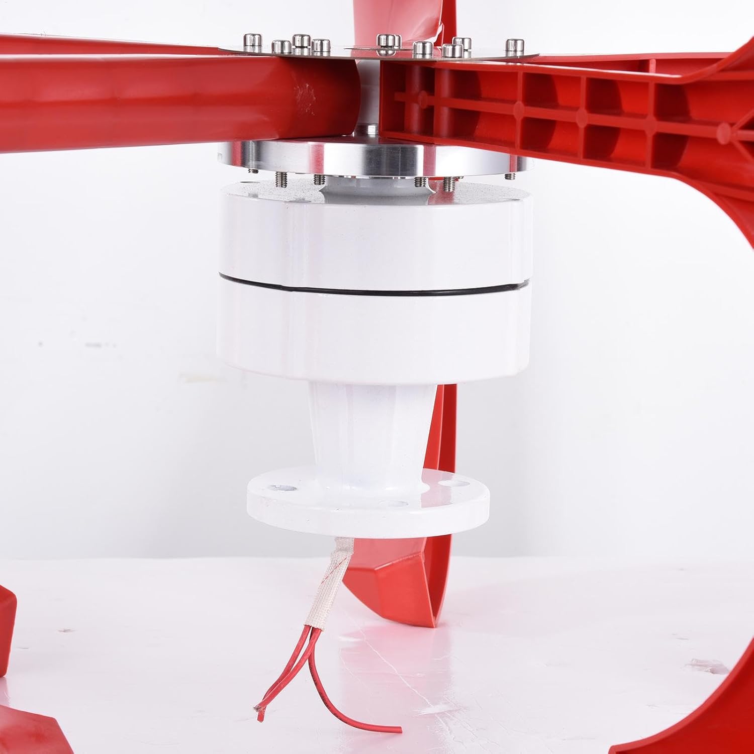 Home Wind Turbine | Wind Turbine with Controller, Flange Plate | 12 V/24 V 5 Leaves Windmill Generator Kit for Street Lighting, Home