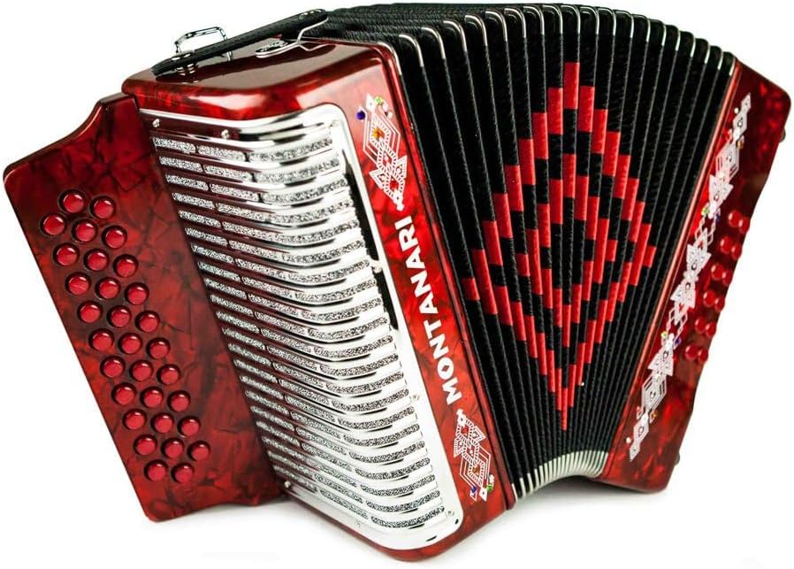 Montanari 3112 MG Accordion EAD Red