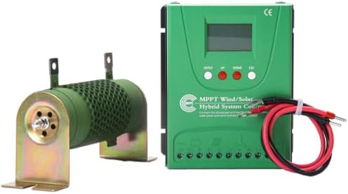 Kang 12000W MPPT Hybrid Controller - 220V Wind Solar Power Regulator for 12V/24V/48V Battery Charging & Wind Turbine Generator (Blue)