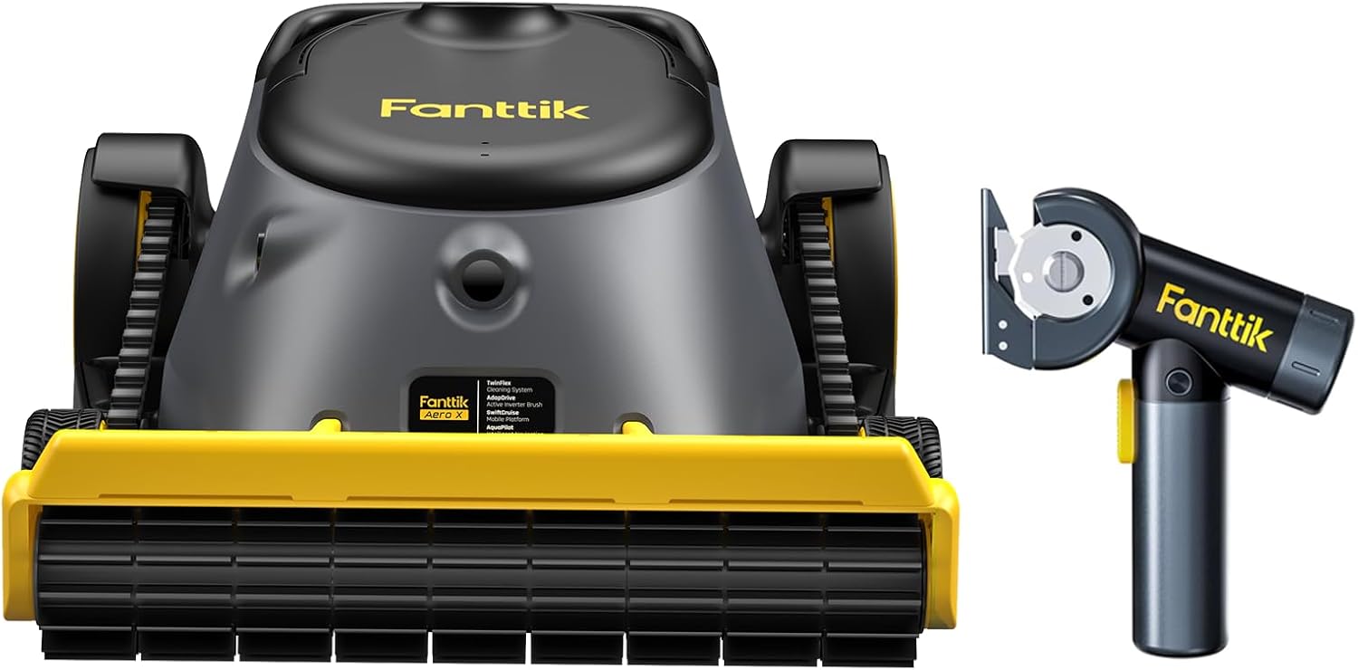 Fanttik Aero X Cordless Robotic Pool Vacuum Cleaner & Fanttik C8 Nano 3.7V Cordless Electric Scissors