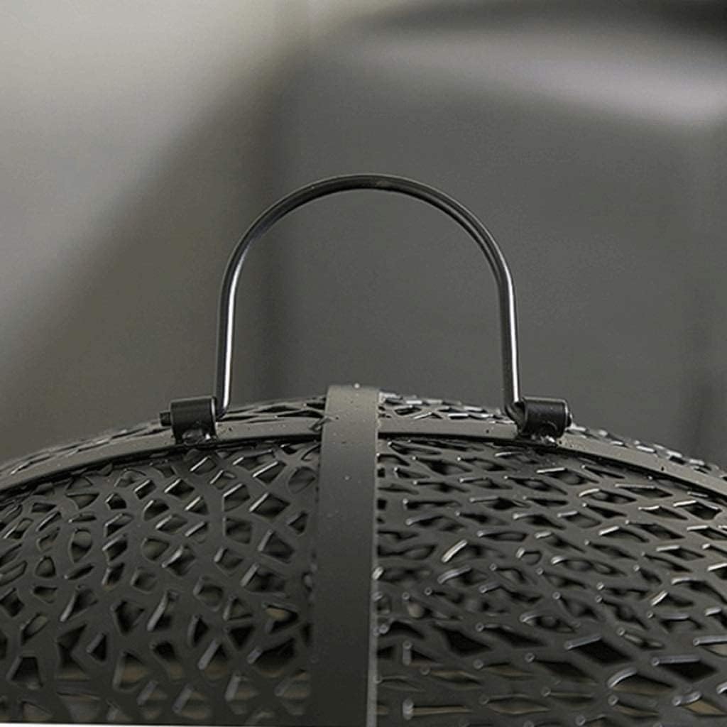 Fire pits Multifunction Fire Pit, Fire Pits Outdoor Wood Burning Steel BBQ Grill Firepit Bowl with Mesh Spark Screen Cover Log Grate Wood Fire Fire Pit