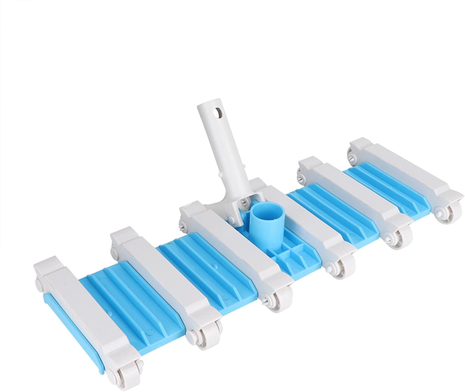 Swimming Pool Suction Vacuum Head, Manual Cleaning Vacuum with Wheels Flexible Pool Vacuum Head for Swimming Pool Spa Cleaning Tool