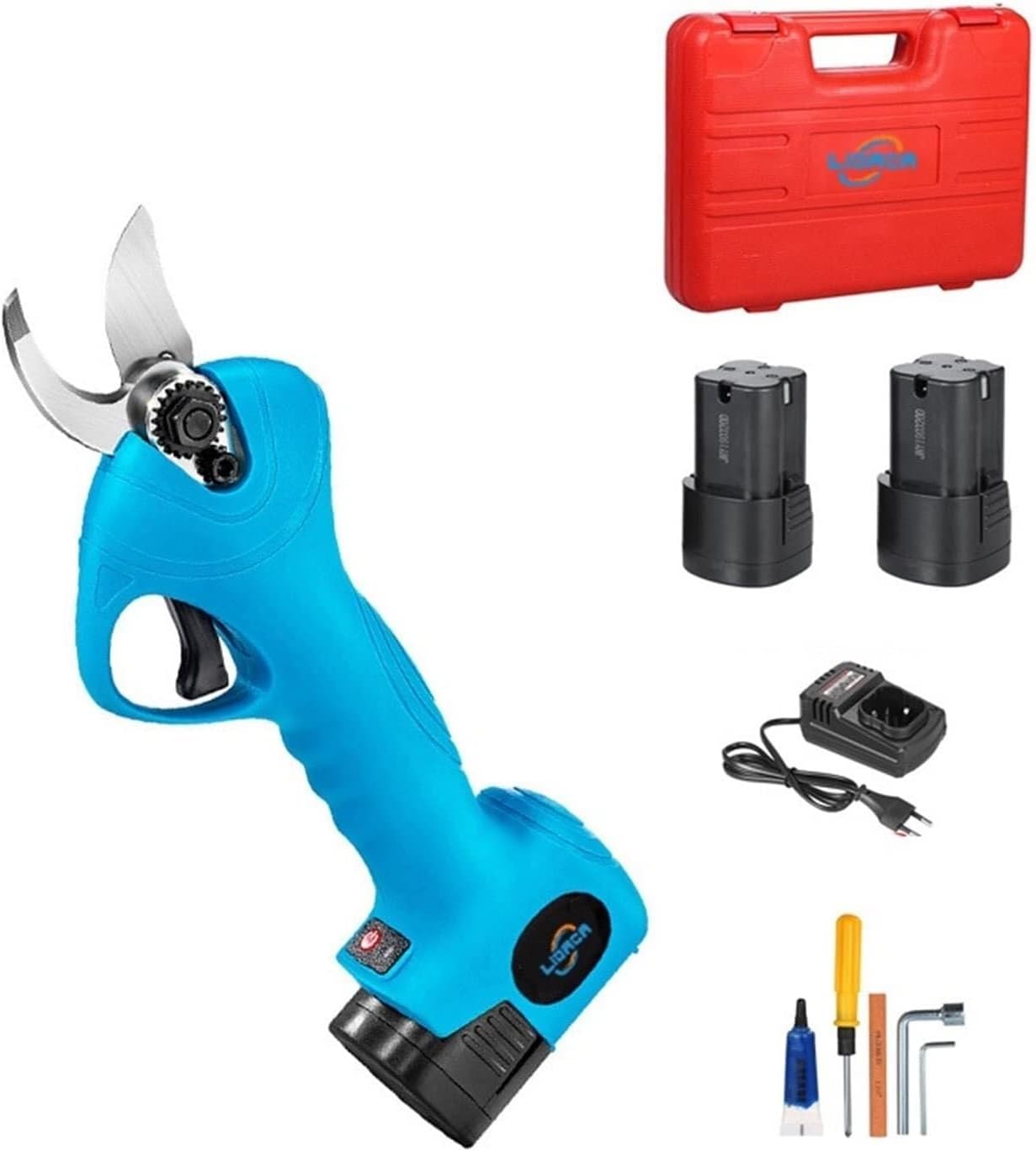 Electric, 16.8V Cordless Pruner Lithium-Ion Pruning Shear Efficient Scissors Bonsai Electric Tree Branches Garden Tools Electric Sc-8601