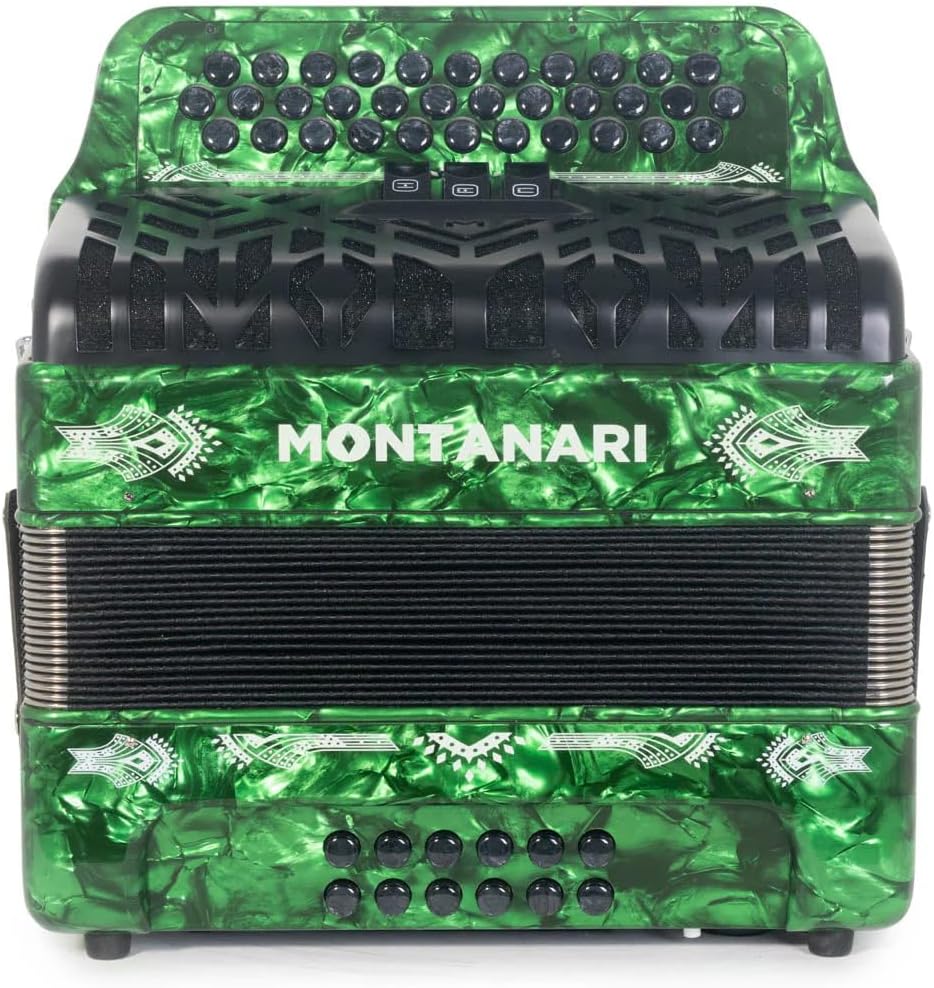 Montanari CM II Accordion 3 Switch 3412 EAD Green