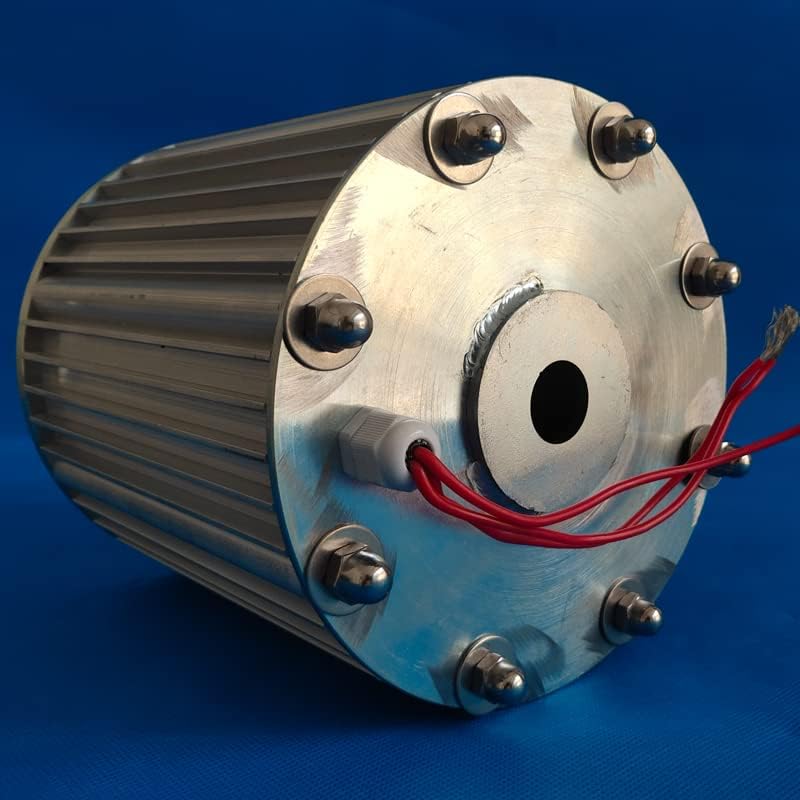 Wind Turbine, Low RPM Speed 10kw 500RPM 24V 48V Gearless Permanent Magnet Generator AC Alternators Use for Wind/Water Turbine(with Base,96V_25KW)