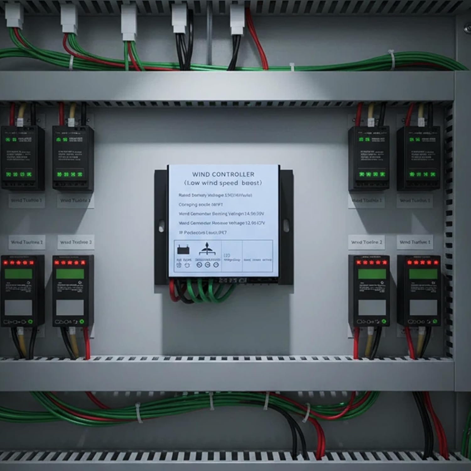 MPPT Wind Turbine Controller 1000W with Boost Charging Technology, IP67 Waterproof, Overcharge and Short Circuit Protection for 12V/24V/48V Systems