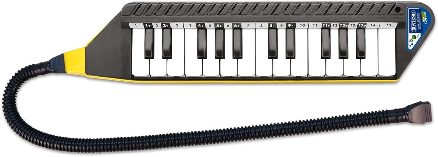 Bontempi-33 4262 – Melodica 25 Keys with Case, 334262, White Black