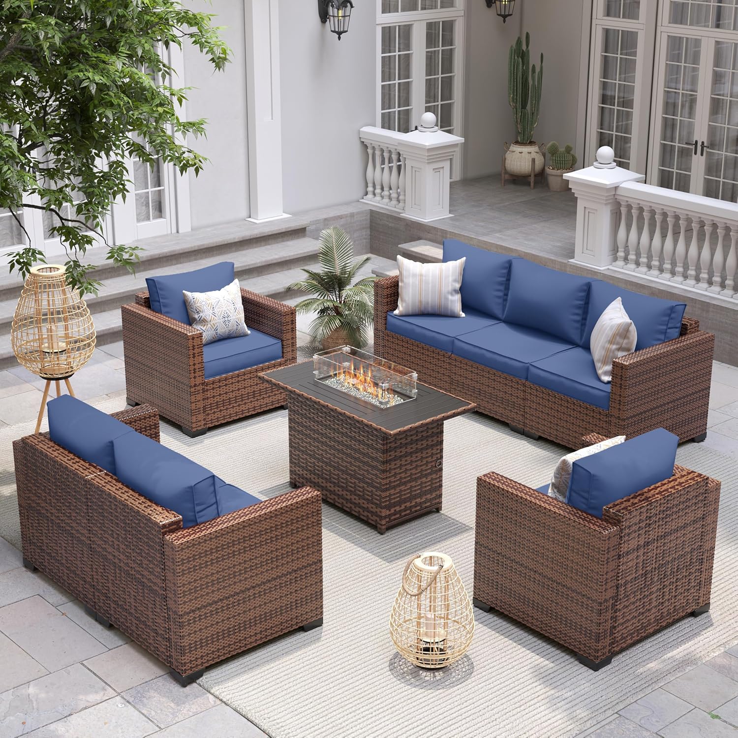 UDPATIO Patio Furniture Set with 44