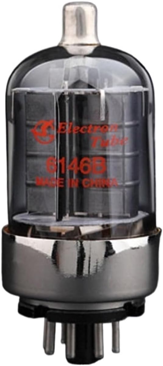 6146B Vacuum Tube Set (2 Pack) - Low Noise High Power for Guitar Amplifiers & HiFi Systems, Durable Metal Construction