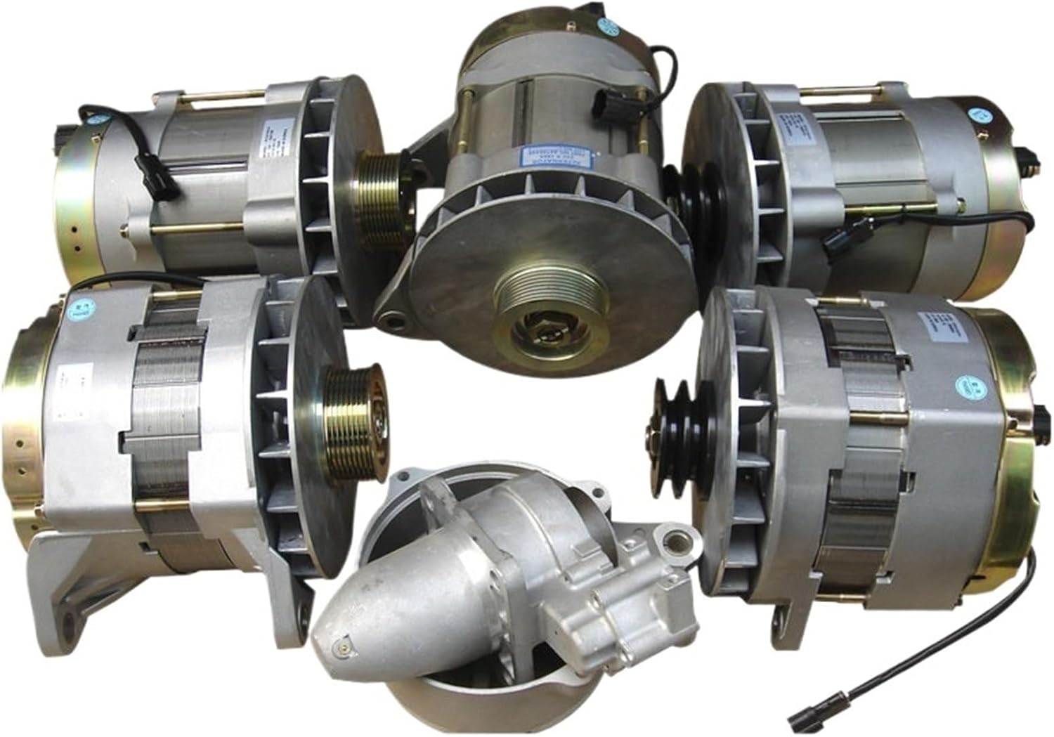 Excavator Compatible with Daewoo Truck Bus Generator DH220-3 Engine Parts 70A 24V 300901-00033 300901-00014 Compatible with Doosan