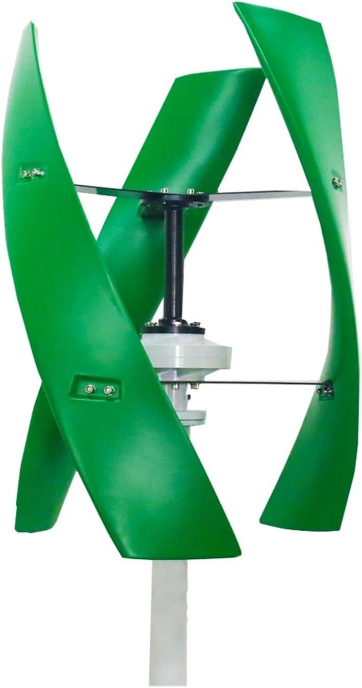 Wind Turbine Generator Kit 300W 12V 24V Vertical Axis Windmill Generator with Off Grid System for Home Farm Street Use for Home, Farm, RVs, Boats(Type 2,Wind Turbine ONLY_12V)