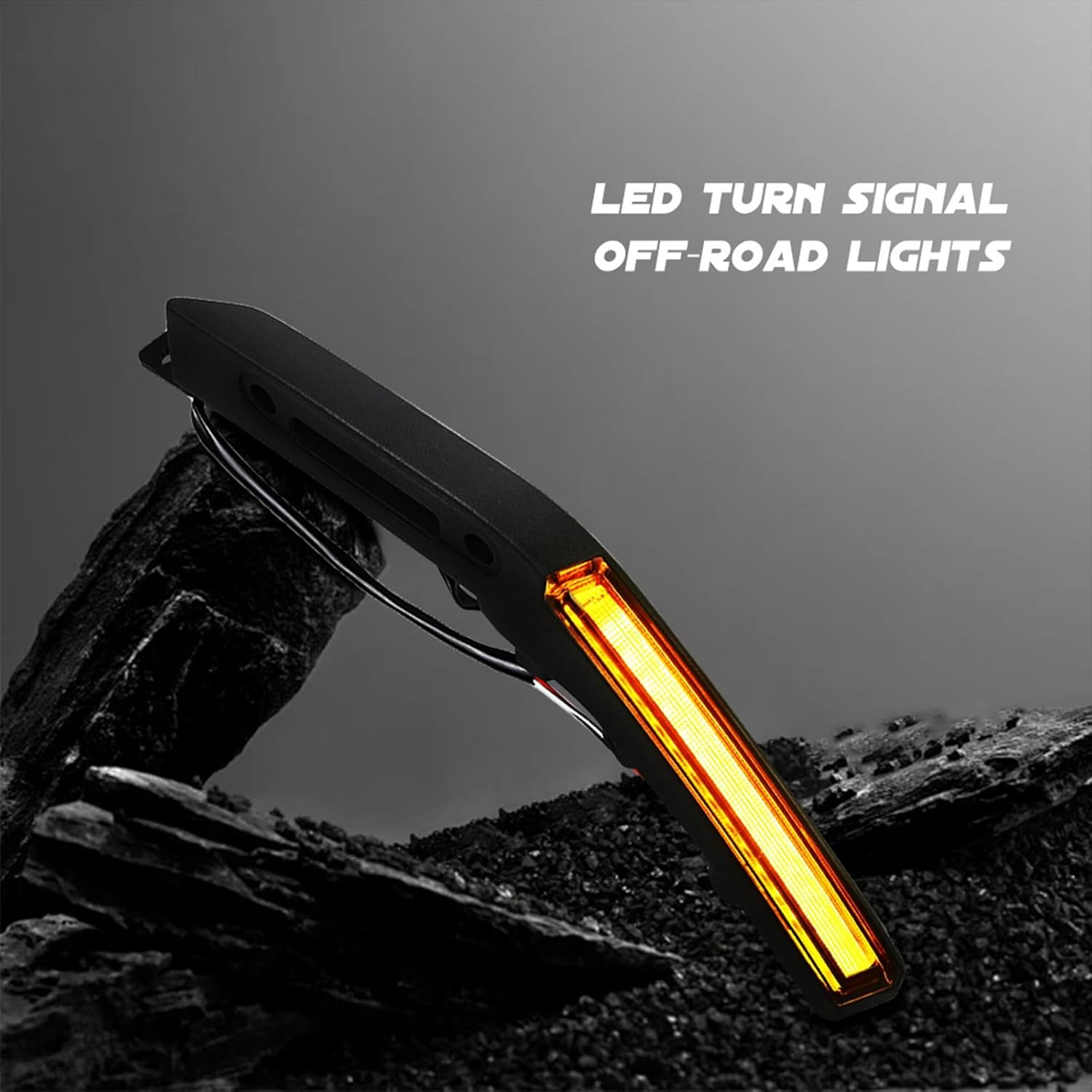 Amber Trail Sight Light for Ford Bronco Accessories 2021 2022 2023 2024 2025,Hood Turn Signal Aluminum Alloy LED Replacement Light fit Bronco 2/4-Door, Hood Handle Light