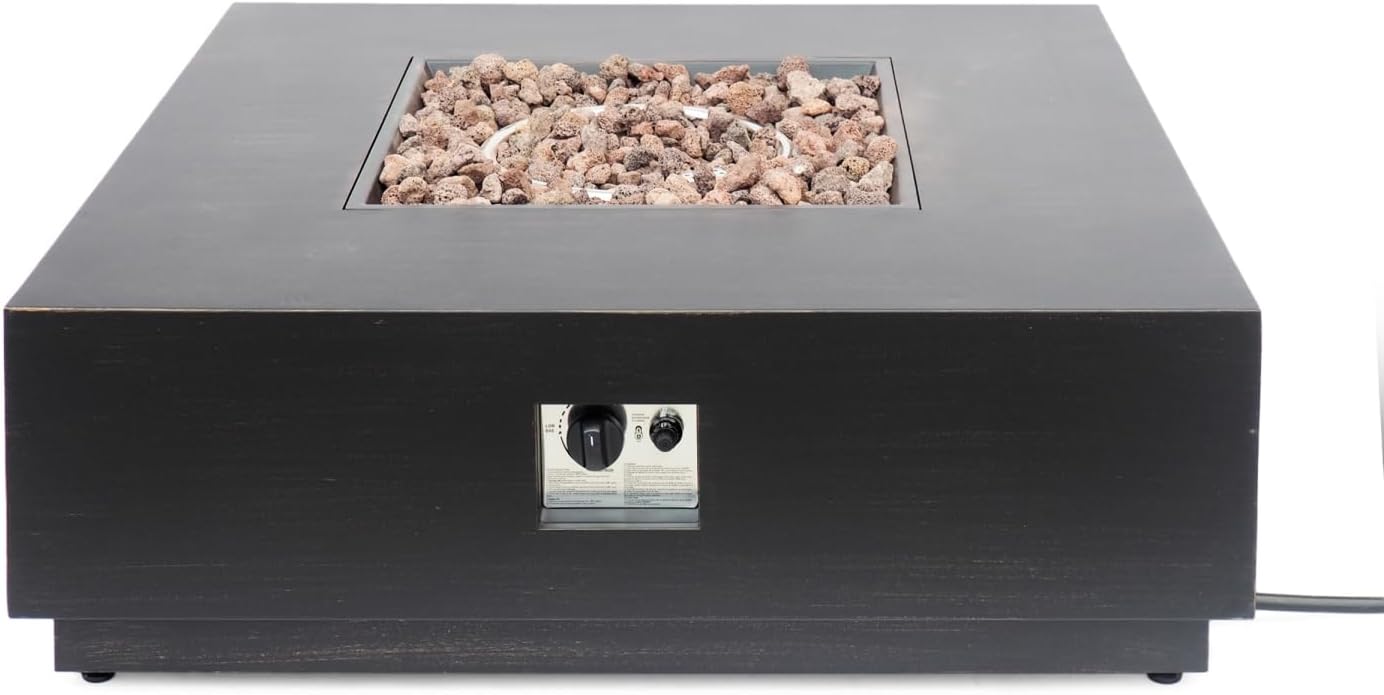 Wellington 40-Inch Square Fire Pit - 50 Outdoor