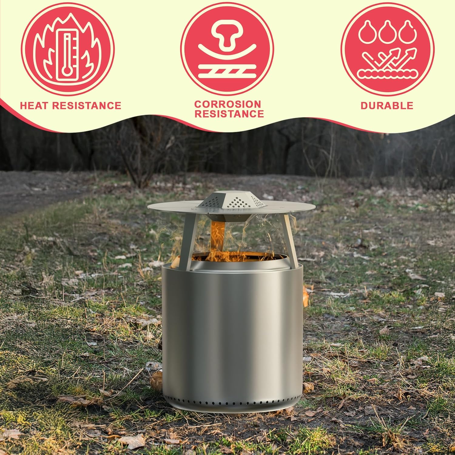 Heat Deflector for Solo Stove Bonfire 19.5