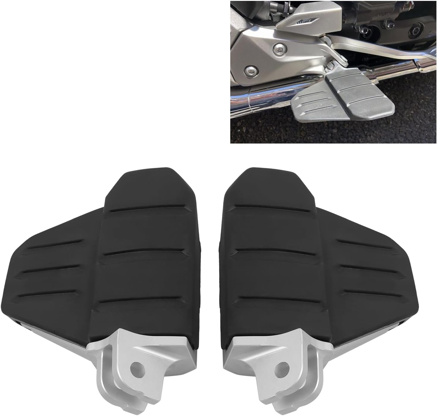 Front Footpeg Footboard for Goldwing Gl 1800, Rider Wide Footrest Highway Foot Peg Pedal Replacement for Honda GoldWing GL1800 Tour DCT 2018-2024 Motorcycle Accessories