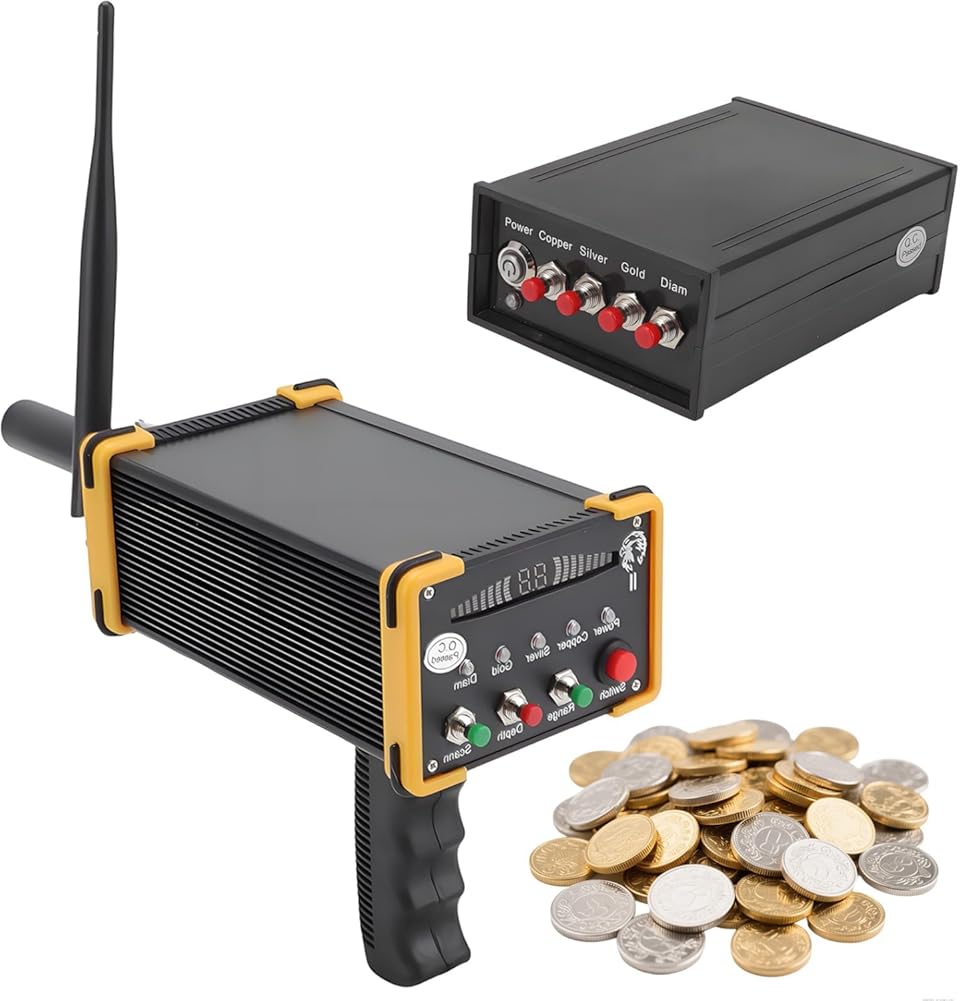 Multi-Functional Metal Detector Search Range: Accurately Identifies Metal Types & Precisely Locates Underground Targets