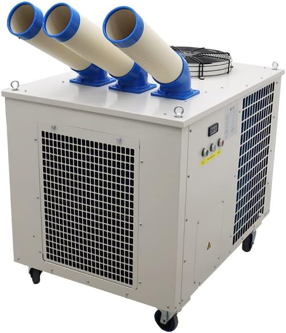 29800Btu/h Industrial Air Conditioner Spot Cooler Portable Commercial Mobile Spot AC 3150W 220V Three Column