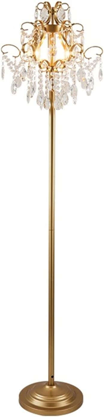 Floor Lamp Crystal Floor Lamp Metal Lamp Household Decorative Lamp