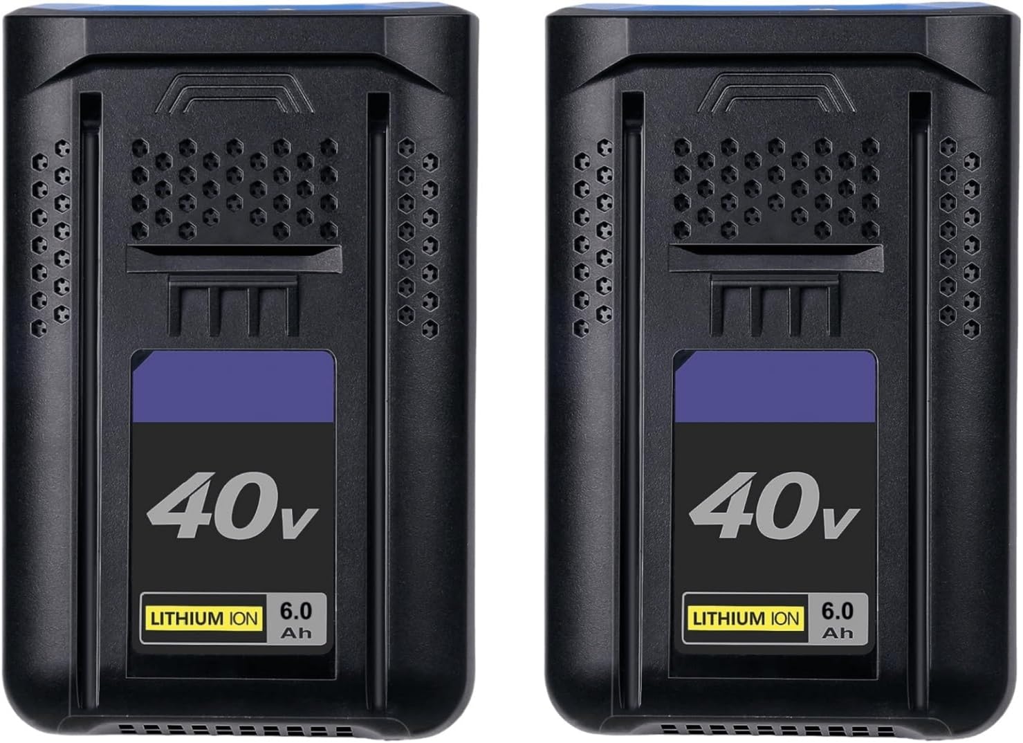 2-Pack 40V 6.0Ah Cordless Power Tool Battery Replacement Compatible with Kobalt KB245-06 KB540-06 KB2540C-06 KB440-03 KB440-06 KB640-03 KB240-06 Lawn Mower