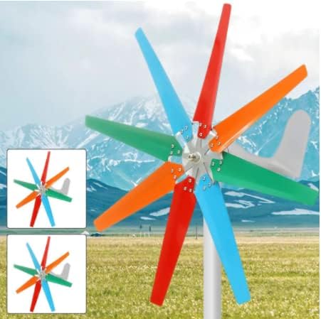 9000W 12V 24V Wind Turbine with 8 Blades Nylon Fiber Wind Turbine Generator Home Powerful Windmill Energy Turbine Charge