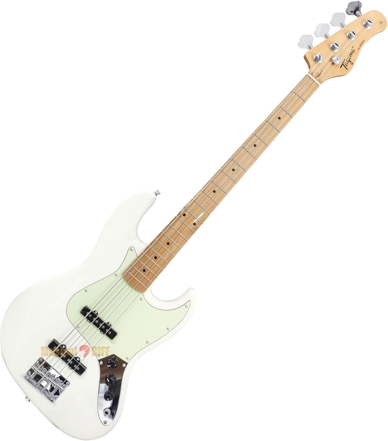TAGIMA TW-73 ELECTRIC BASS GUITAR OLYMPIC WHITE